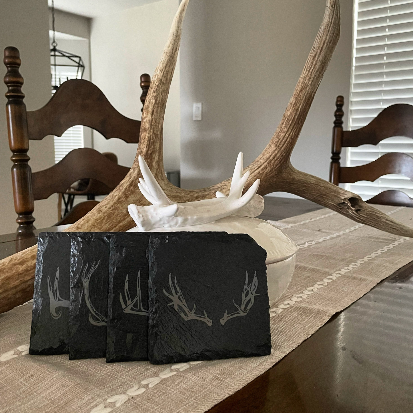 Custom Engraved Slate Coasters