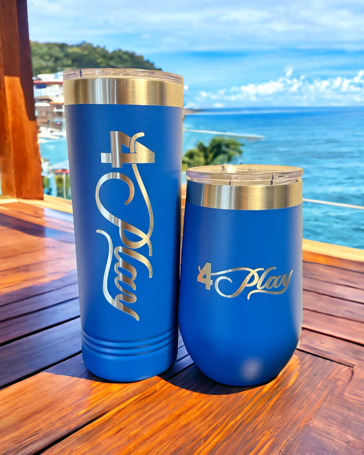 Custom Engraved 22 oz. Skinny Tumbler