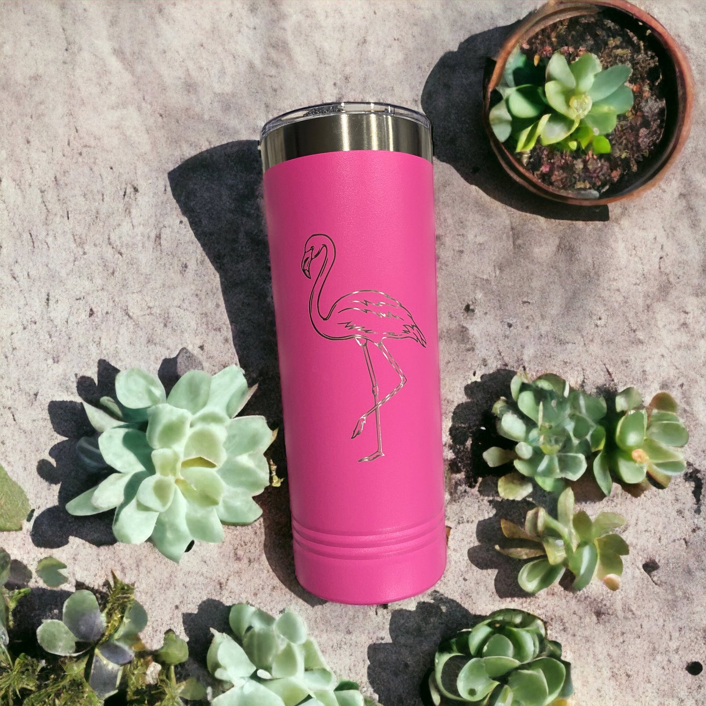 Custom Engraved 22 oz. Skinny Tumbler