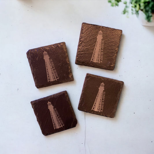 Custom Engraved Slate Coasters