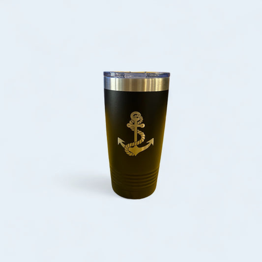 Anchor Engraved 20oz Tumbler